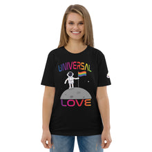 Load image into Gallery viewer, Universal Love Pride Unisex Organic T-Shirt