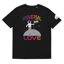 Load image into Gallery viewer, Universal Love Pride Unisex Organic T-Shirt
