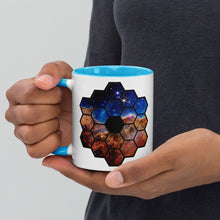 Load image into Gallery viewer, JWST Mirror Cosmic Cliffs Carina Nebula Mug with Color Inside