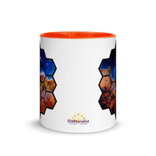 Load image into Gallery viewer, JWST Mirror Cosmic Cliffs Carina Nebula Mug with Color Inside