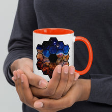 Load image into Gallery viewer, JWST Mirror Cosmic Cliffs Carina Nebula Mug with Color Inside