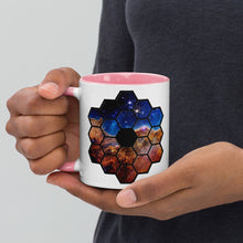 Load image into Gallery viewer, JWST Mirror Cosmic Cliffs Carina Nebula Mug with Color Inside