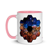 Load image into Gallery viewer, JWST Mirror Cosmic Cliffs Carina Nebula Mug with Color Inside