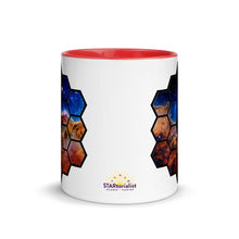 Load image into Gallery viewer, JWST Mirror Cosmic Cliffs Carina Nebula Mug with Color Inside