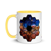 Load image into Gallery viewer, JWST Mirror Cosmic Cliffs Carina Nebula Mug with Color Inside