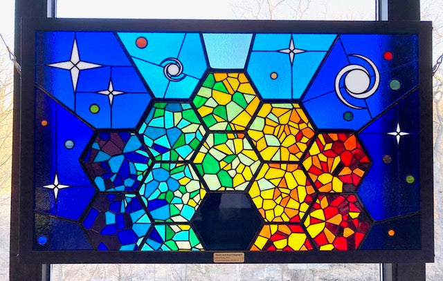 Stained Glass to Celebrate #UnfoldingTheUniverse