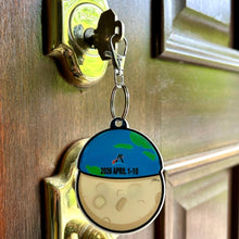 Load image into Gallery viewer, Rise Artemis II Mascot Double-Sided Keychain
