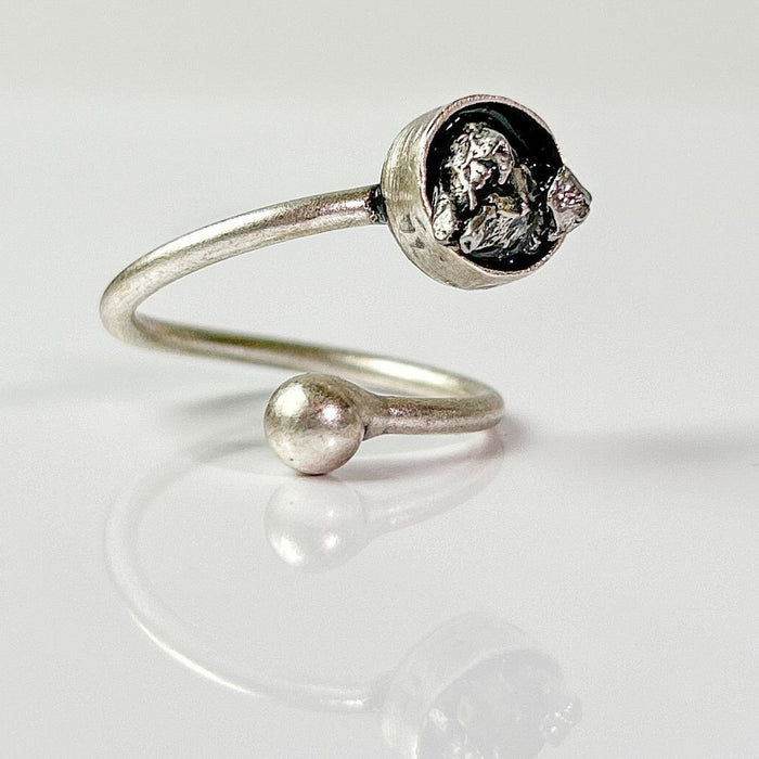 Meteorite Wrap Ring