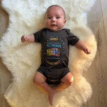 Load image into Gallery viewer, Roman Space Telescope "Just Launched" Baby Bodysuit