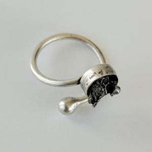 Meteorite Wrap Ring