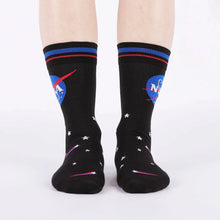 Load image into Gallery viewer, NASA Logo “I Need Space” Crew Socks
