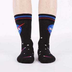 NASA Logo “I Need Space” Crew Socks