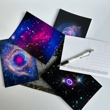 Load image into Gallery viewer, Chandra X-Ray Observatory 25th Anniversary Postcard Set