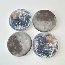Load image into Gallery viewer, Artemis II Earth &amp; Moon Coasters