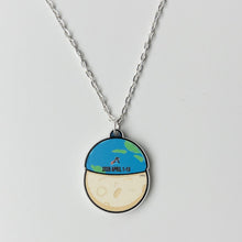Load image into Gallery viewer, Rise Artemis II Mascot Double-Sided Necklace