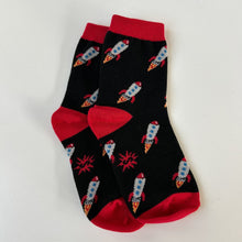 Load image into Gallery viewer, Astronaut &amp; Rockets Kids 3-Pack Socks