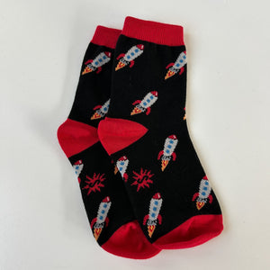 Astronaut & Rockets Kids 3-Pack Socks