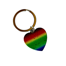 Load image into Gallery viewer, One Sun Heart Spectrum Keychain