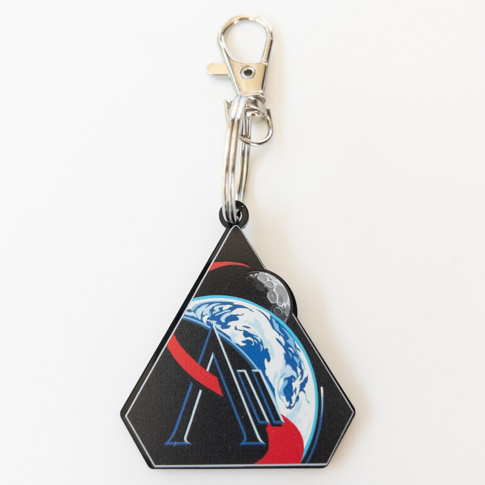 Artemis II Mission Insignia Double-Sided Keychain – STARtorialist