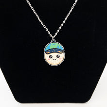 Load image into Gallery viewer, Rise Artemis II Mascot Double-Sided Necklace