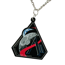 Load image into Gallery viewer, Artemis II Mission Insignia Double-Sided Necklace