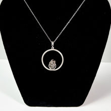 Load image into Gallery viewer, Meteorite Circle Pendant Necklace