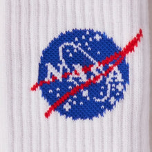 Load image into Gallery viewer, NASA Logo Athletic Ribbed Crew Socks