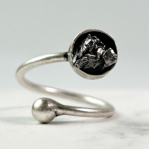 Meteorite Wrap Ring