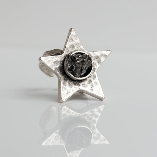 Meteorite Star Ring