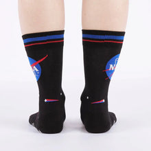 Load image into Gallery viewer, NASA Logo “I Need Space” Crew Socks