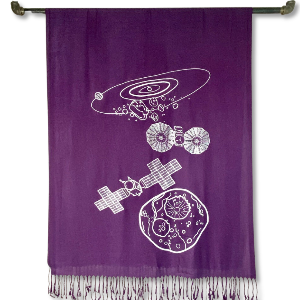 Psyche & Lucy Asteroid Missions Scarf