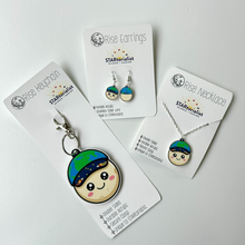 Load image into Gallery viewer, Rise Artemis II Mascot Double-Sided Keychain