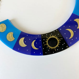 Solar Eclipse Statement Necklace