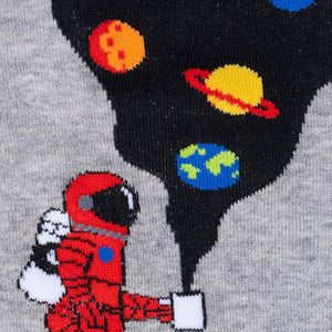 Astronaut Fueling Up Crew Socks
