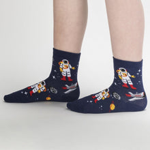 Load image into Gallery viewer, Astronaut &amp; Rockets Kids 3-Pack Socks