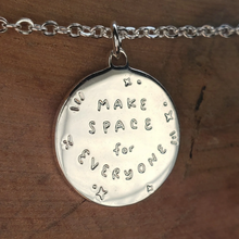 Load image into Gallery viewer, Make Space for Everyone Moon Necklace