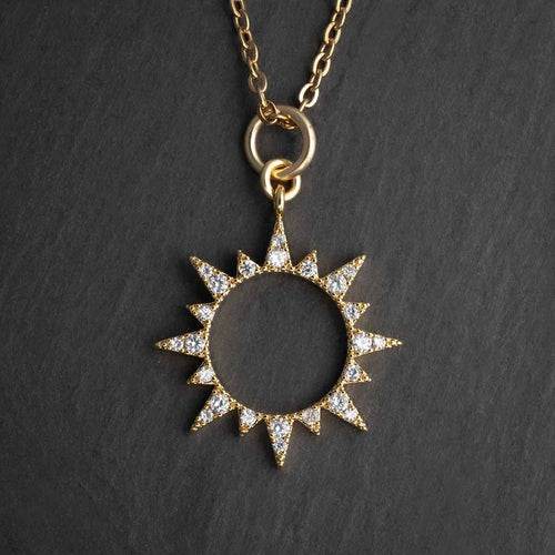 Sparkling Total Solar Eclipse Necklace
