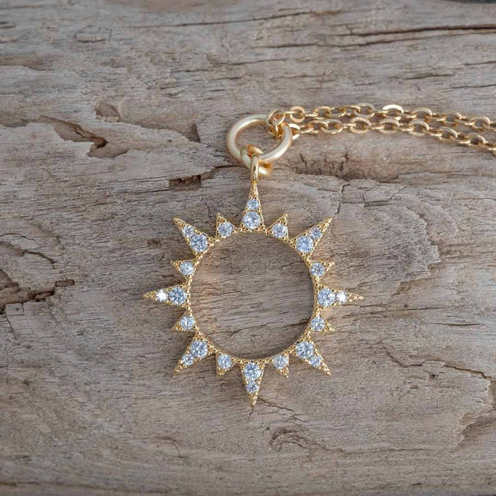 Sparkling Total Solar Eclipse Necklace