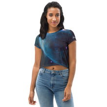 Load image into Gallery viewer, Bubble Nebula Cropped T-Shirt