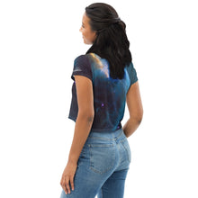 Load image into Gallery viewer, Bubble Nebula Cropped T-Shirt