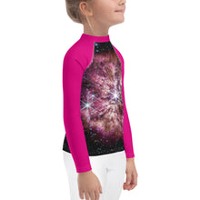 Load image into Gallery viewer, JWST Massive Star WR 124 Kids Rash Guard (Toddler to Teen)