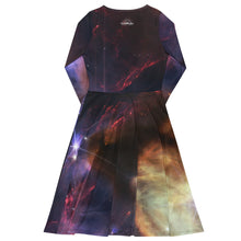 Load image into Gallery viewer, JWST Rho Ophiuchi Long Sleeve Midi Dress with Pockets