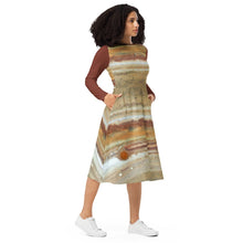 Load image into Gallery viewer, Jupiter by Hubble Long-Sleeve Midi Dress with Pockets