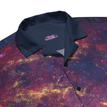 Load image into Gallery viewer, Center of the Milky Way from Chandra, Hubble, &amp; Spitzer Button Shirt