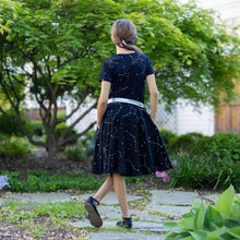Load image into Gallery viewer, Kids Constellations Glow-in-the-Dark Twirl Dress