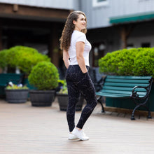 Load image into Gallery viewer, Constellations Glow-in-the-Dark Leggings with Pockets