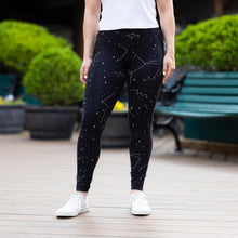 Load image into Gallery viewer, Constellations Glow-in-the-Dark Leggings with Pockets