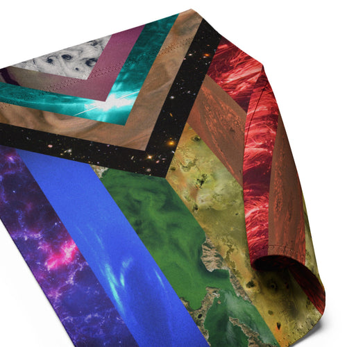 Space Pride Full Image Garden/Small Flag