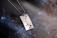 Load image into Gallery viewer, Zodiac Constellation Pinhole Sterling Silver Necklace