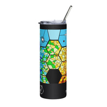 Load image into Gallery viewer, JWST Rising Stained Glass Design Stainless Steel Tumbler